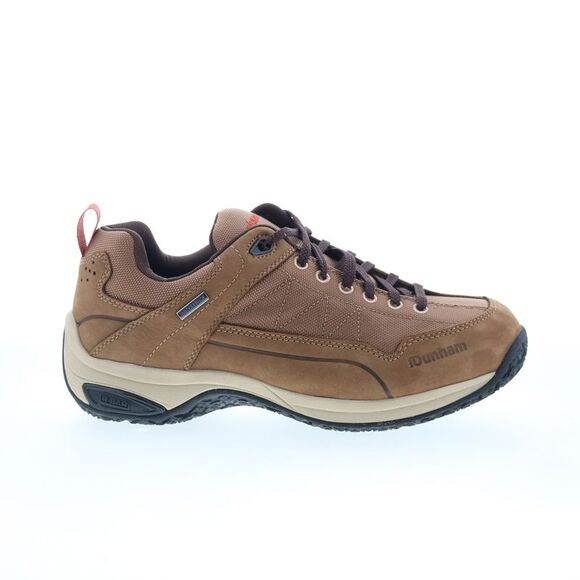 Dunham Mens Cloud Plus Waterproof Lace Up Trekker Brown Shoes (NWT)